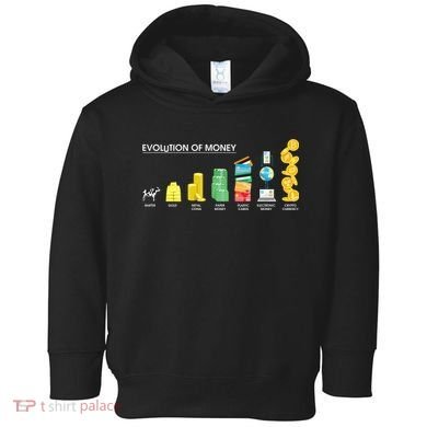 Evolution of Money Toddler Hoodie