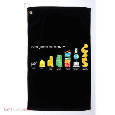 Evolution of Money Golf Towel