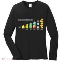 Evolution of Money Women's Long Sleeve Shirt thumb 0