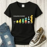 Evolution of Money Women's T-Shirt thumb 3