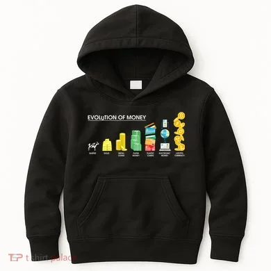 Evolution of Money Kids Hoodie