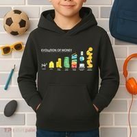 Evolution of Money Kids Hoodie thumb 2