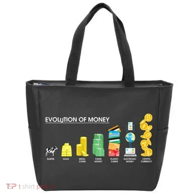 Evolution of Money Tote Bag