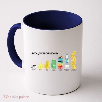 Evolution of Money Coffee Mug