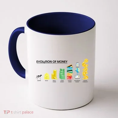 Evolution of Money Coffee Mug