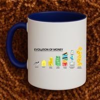 Evolution of Money Coffee Mug thumb 2