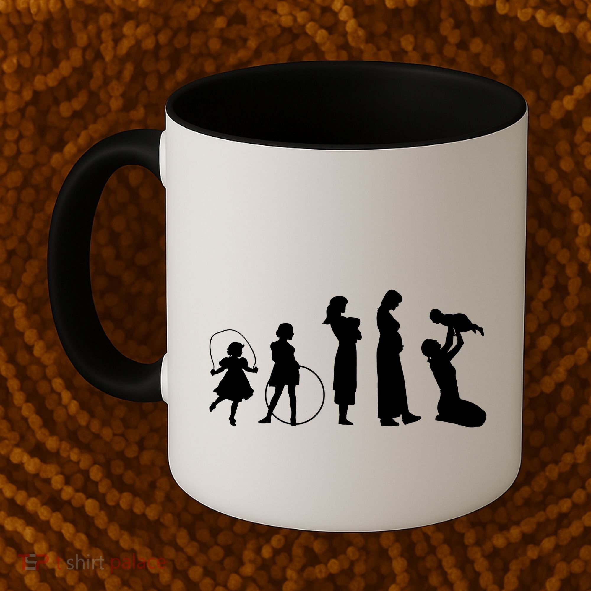 Evolution Of Mother Coffee Mug