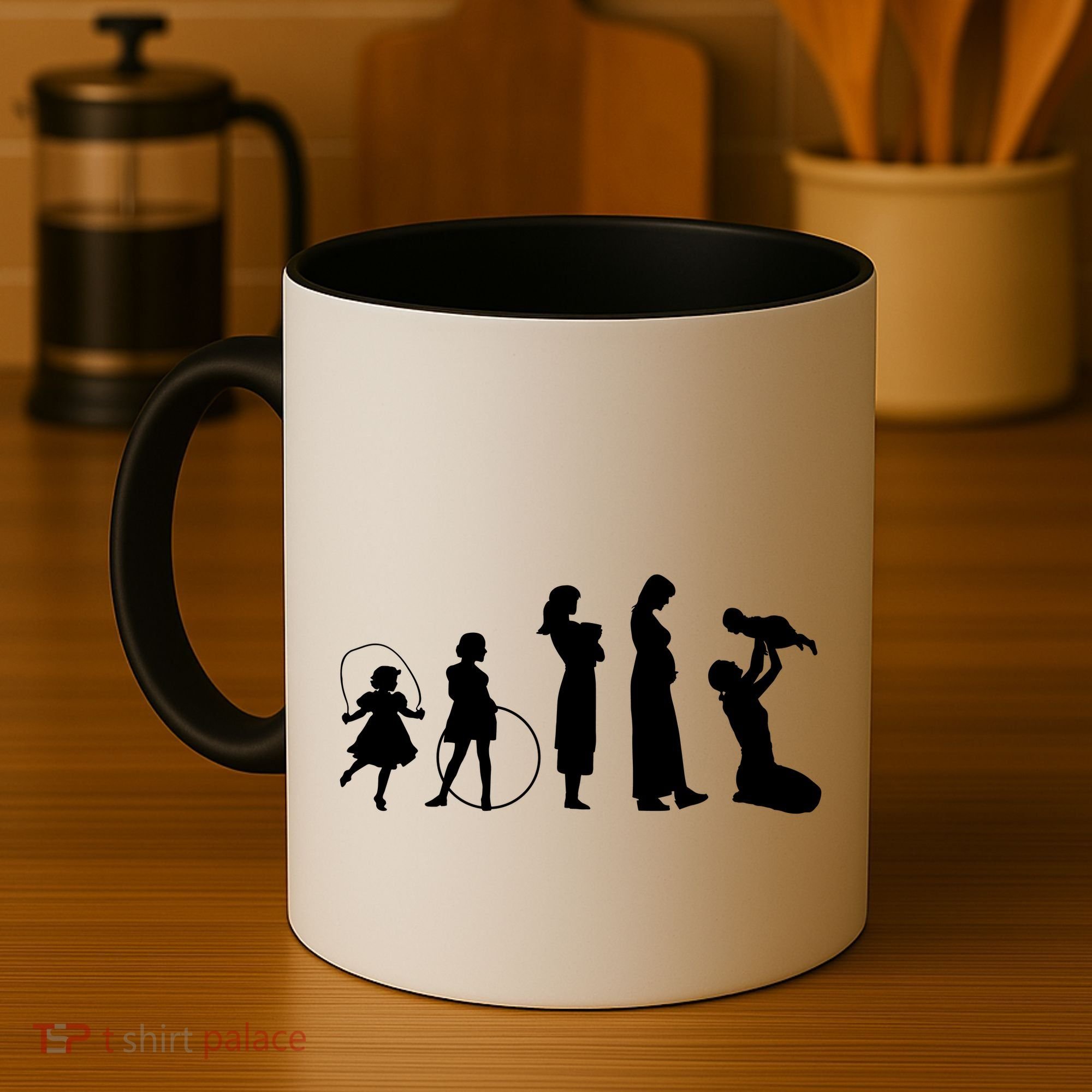 Evolution Of Mother Coffee Mug
