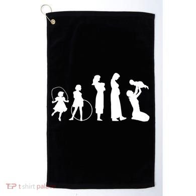 Evolution Of Mother Golf Towel