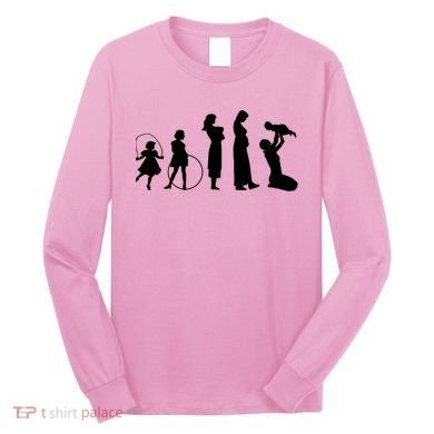 Evolution Of Mother Long Sleeve Shirt