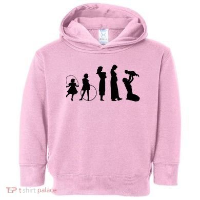 Evolution Of Mother Toddler Hoodie