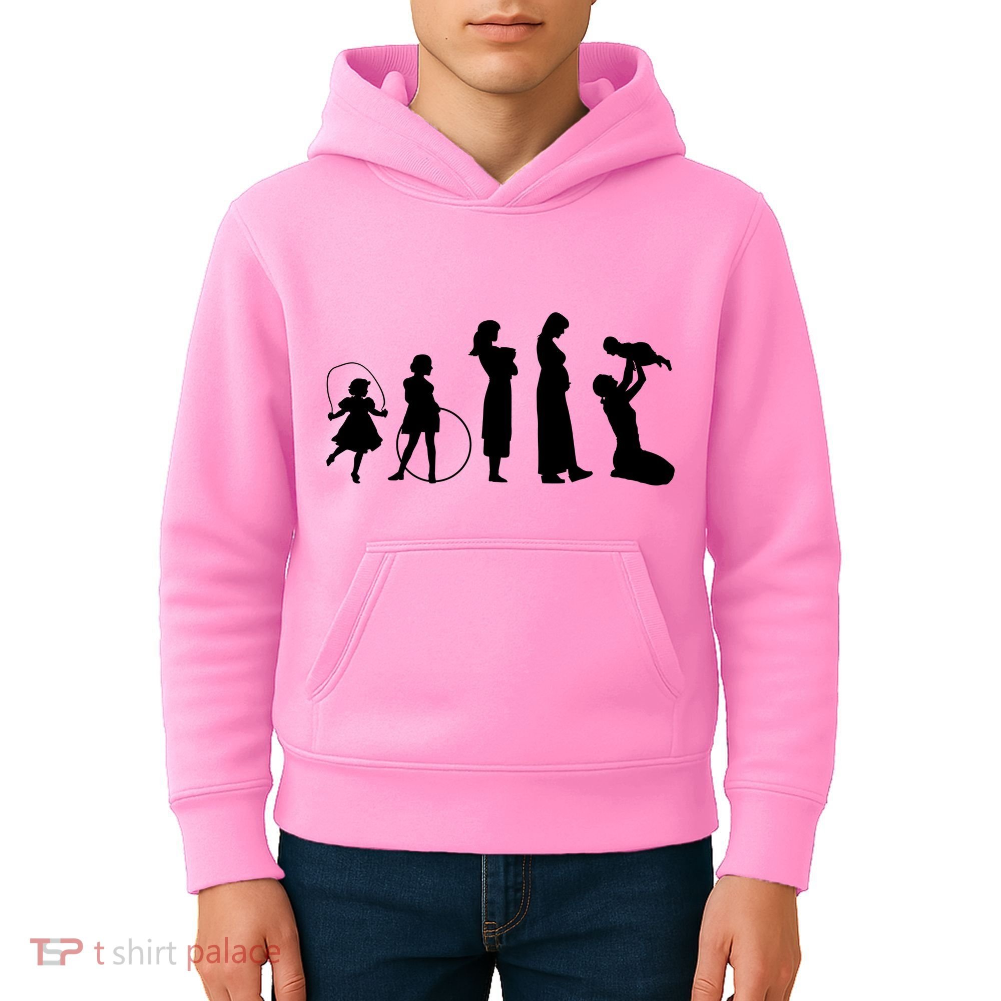 Evolution Of Mother Kids Hoodie