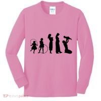 Evolution Of Mother Kids Long Sleeve Shirt thumb 0