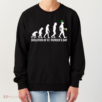 Evolution of St. Patrick's Day Women's Sweatshirt