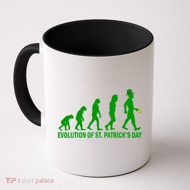 Evolution of St. Patrick's Day Coffee Mug