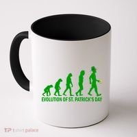 Evolution of St. Patrick's Day Coffee Mug thumb 0