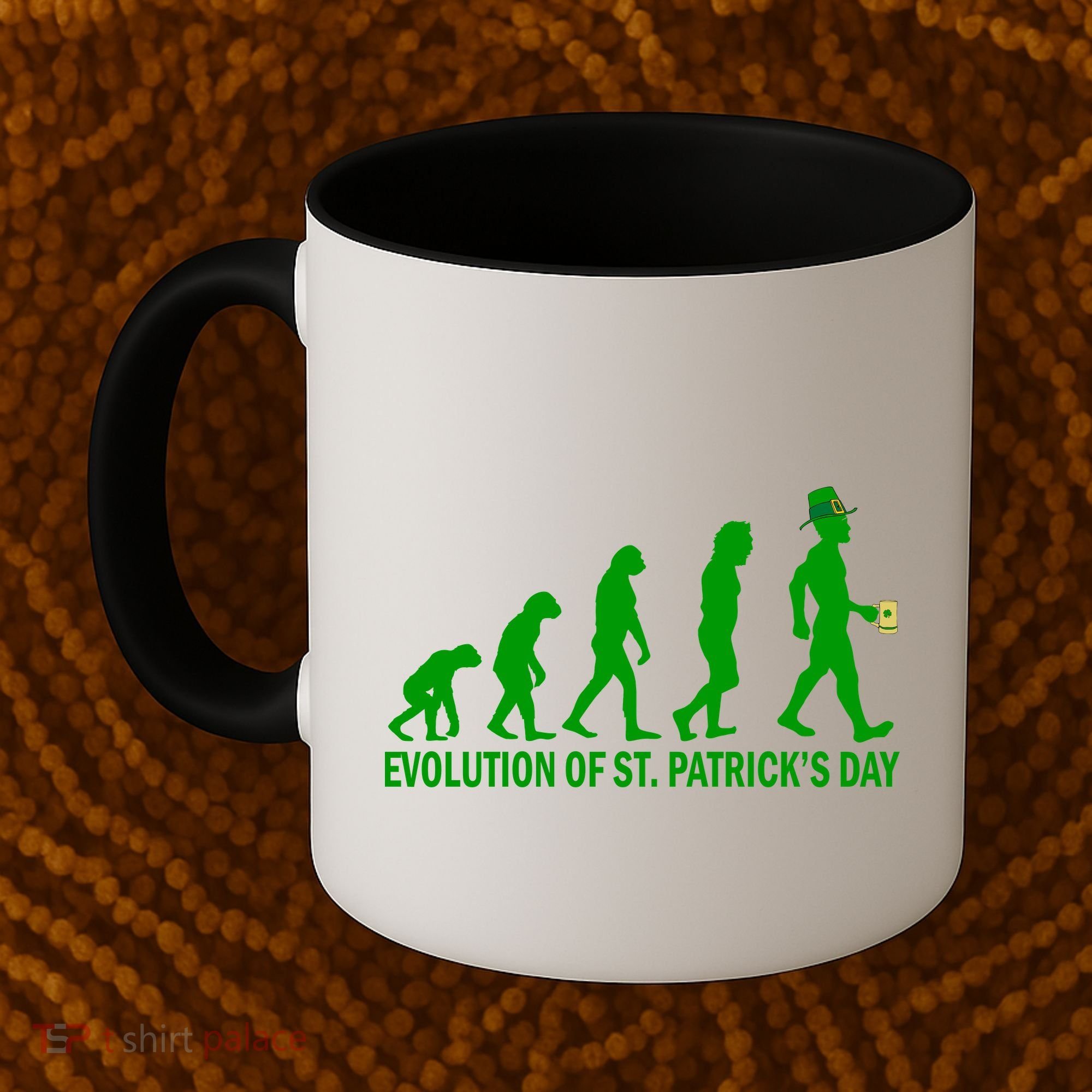 Evolution of St. Patrick's Day Coffee Mug
