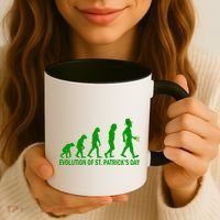 Evolution of St. Patrick's Day Coffee Mug thumb 3
