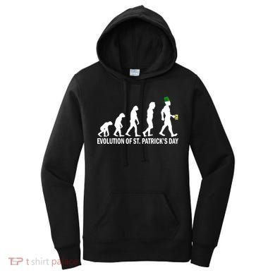 Evolution of St. Patrick's Day Women's Hoodie