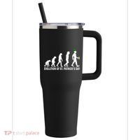 Evolution of St. Patrick's Day 40oz Vacuum Insulated Stainless Steel Travel Tumbler thumb 0