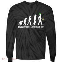 Evolution of St. Patrick's Day Tie-Dye Long Sleeve Shirt thumb 0