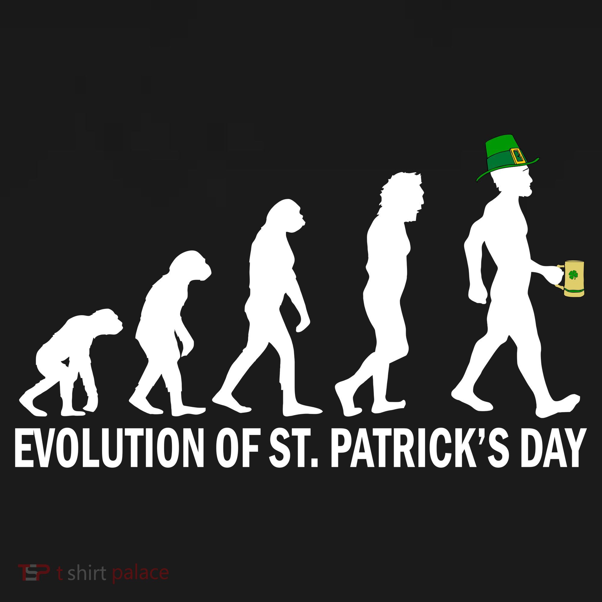 Evolution of St. Patrick's Day Tall Hoodie