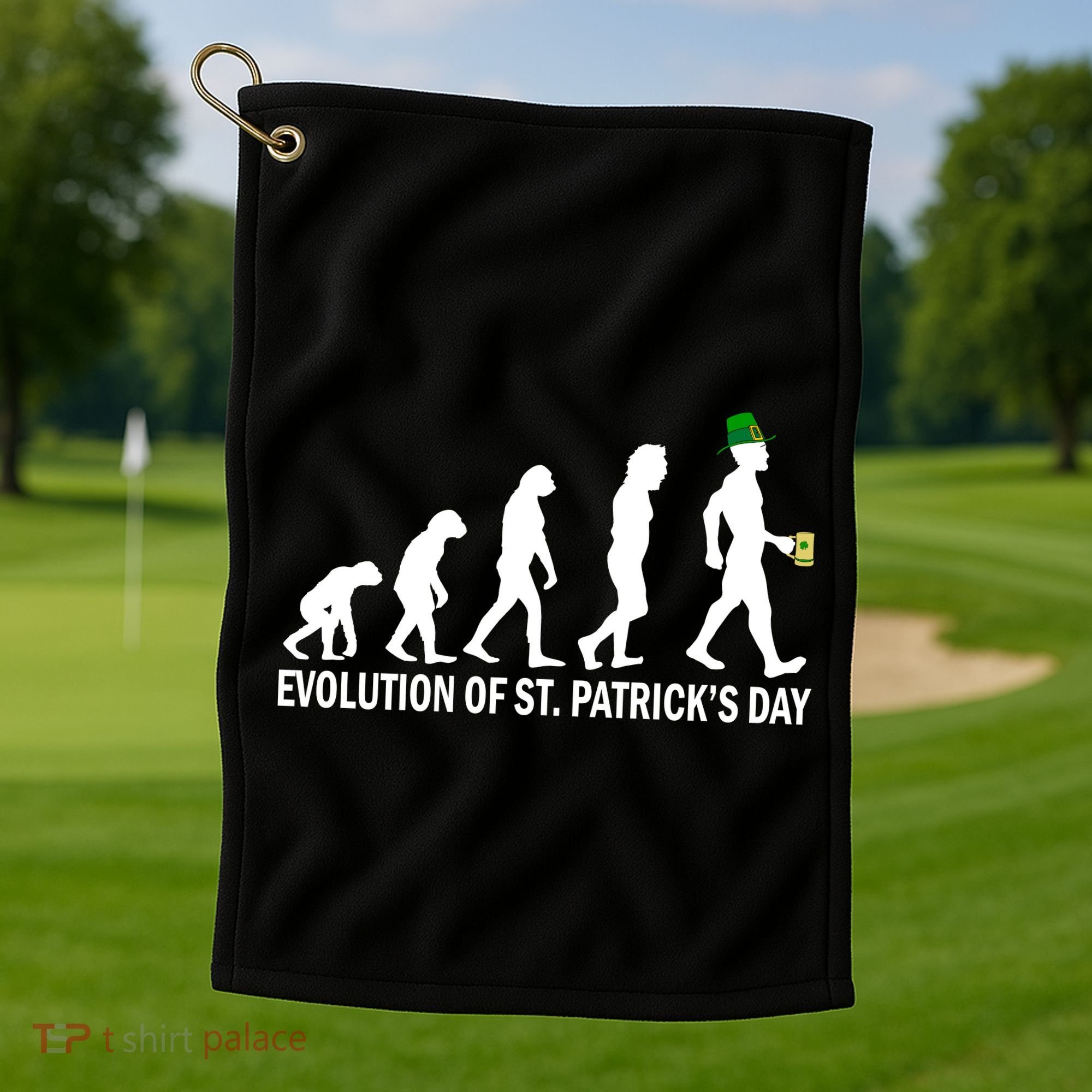Evolution of St. Patrick's Day Golf Towel