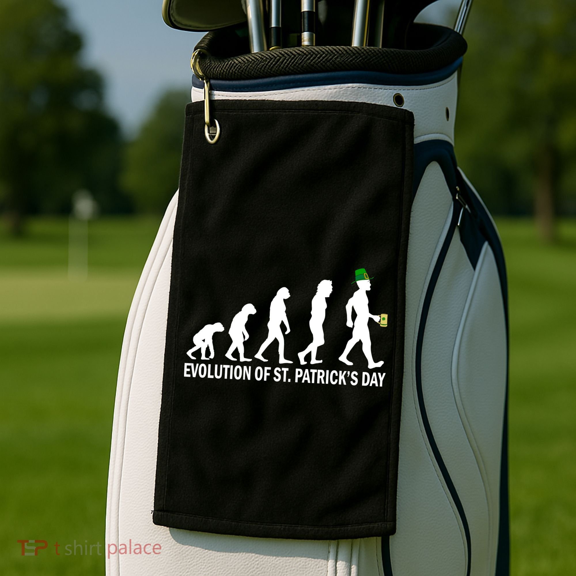 Evolution of St. Patrick's Day Golf Towel