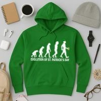 Evolution of St. Patrick's Day Hoodie thumb 3