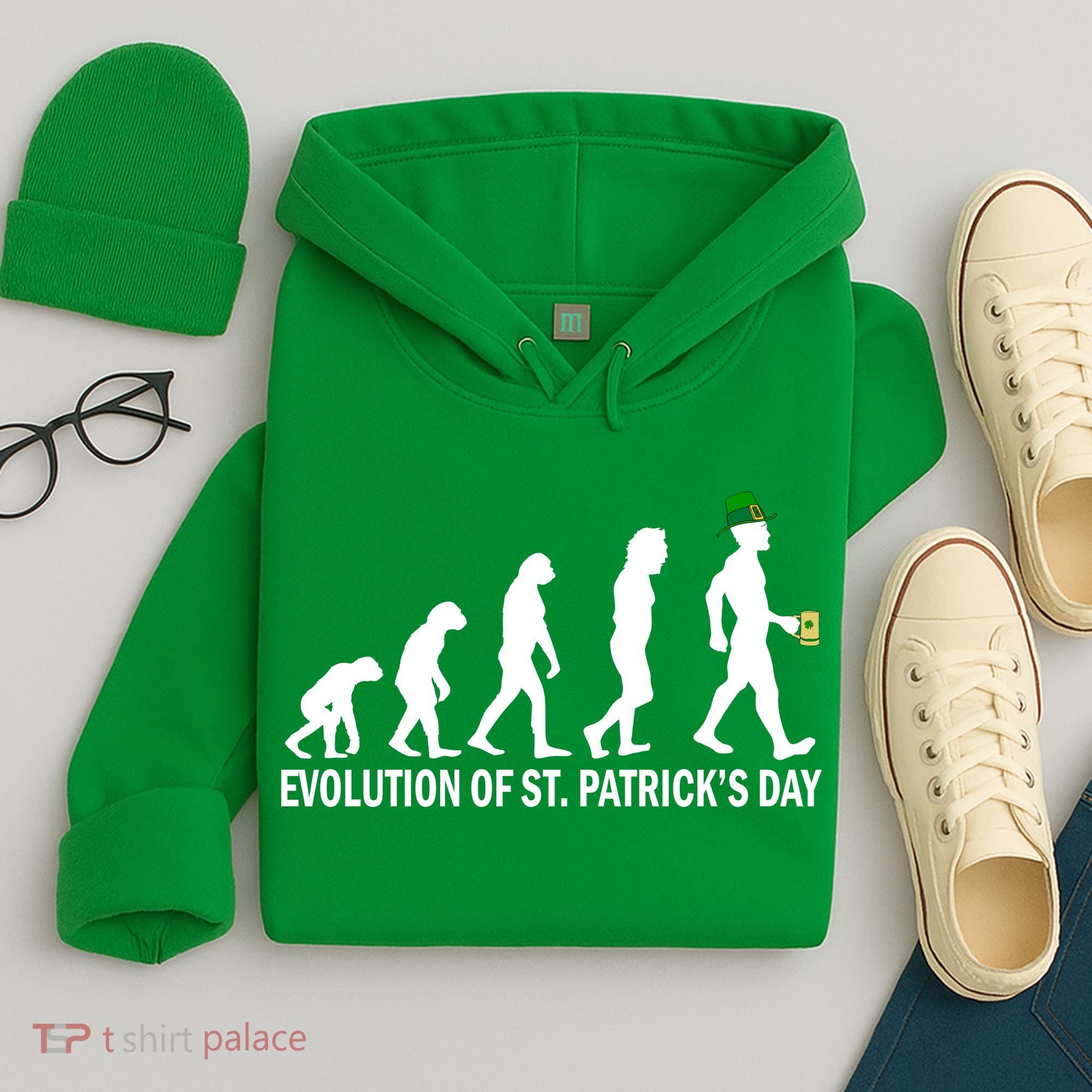 Evolution of St. Patrick's Day Hoodie