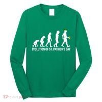 Evolution of St. Patrick's Day Long Sleeve Shirt thumb 0
