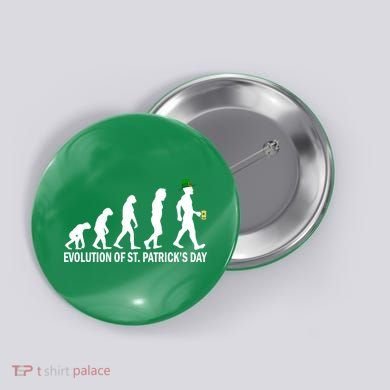 Evolution of St. Patrick's Day Button