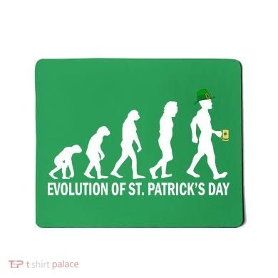 Evolution of St. Patrick's Day Mousepad