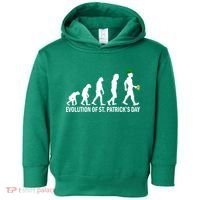 Evolution of St. Patrick's Day Toddler Hoodie thumb 0