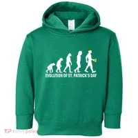 Evolution of St. Patrick's Day Toddler Hoodie thumb 0