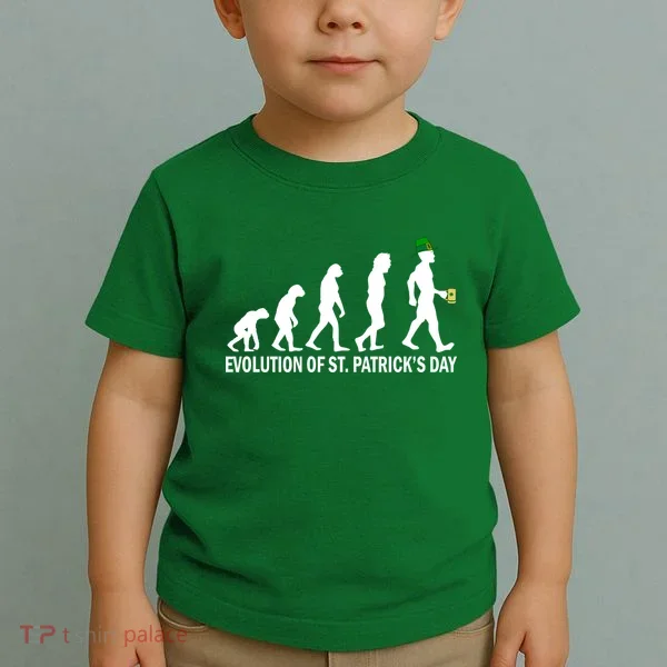 Evolution of St. Patrick's Day Toddler T-Shirt