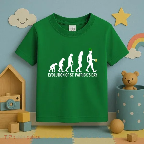 Evolution of St. Patrick's Day Toddler T-Shirt
