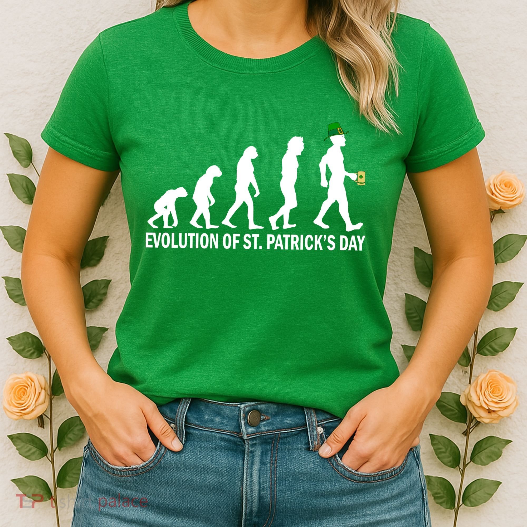 Evolution of St. Patrick's Day Women's T-Shirt