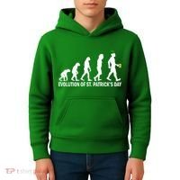 Evolution of St. Patrick's Day Kids Hoodie thumb 4