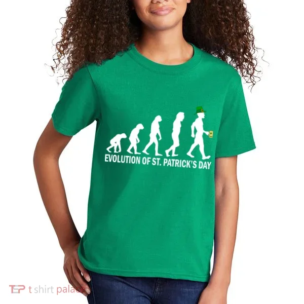 Evolution of St. Patrick's Day Kids T-Shirt