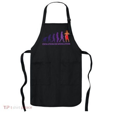 Evolution Or Revolution Apron