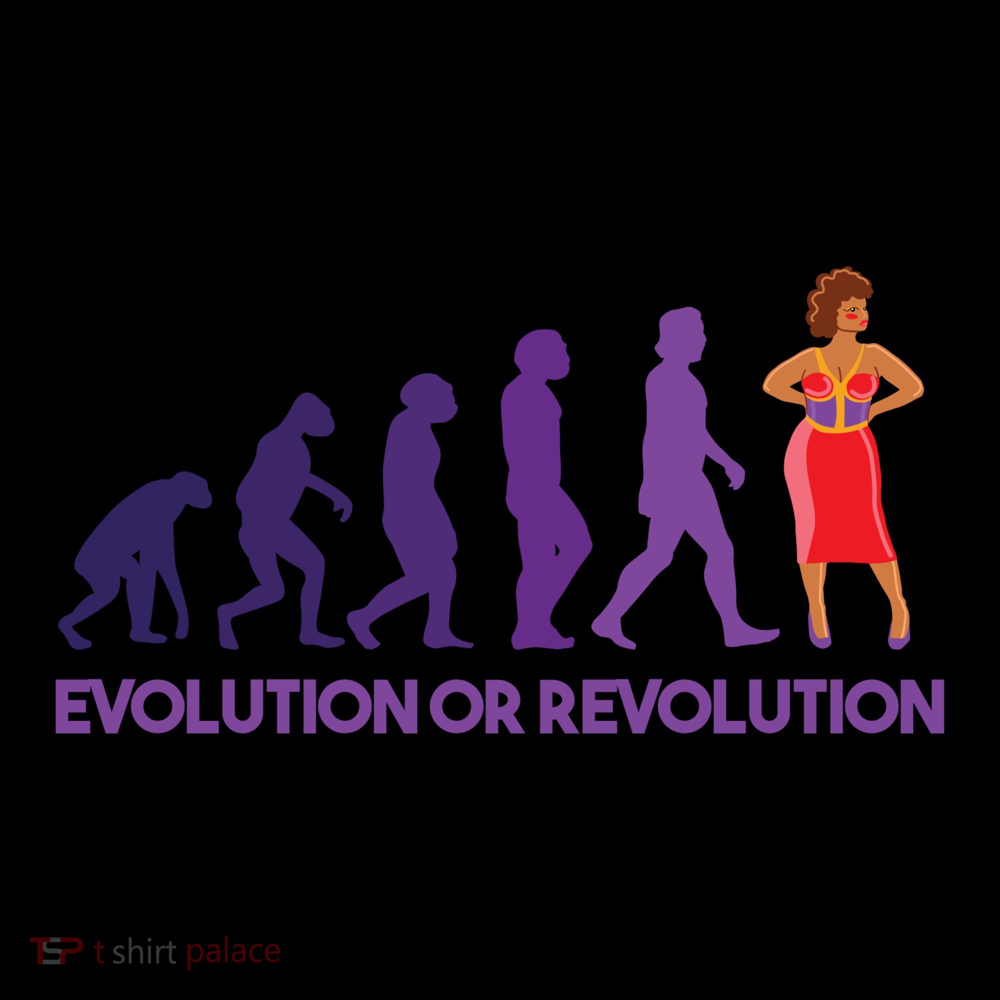 Evolution Or Revolution Button