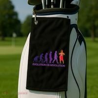 Evolution Or Revolution Golf Towel thumb 2