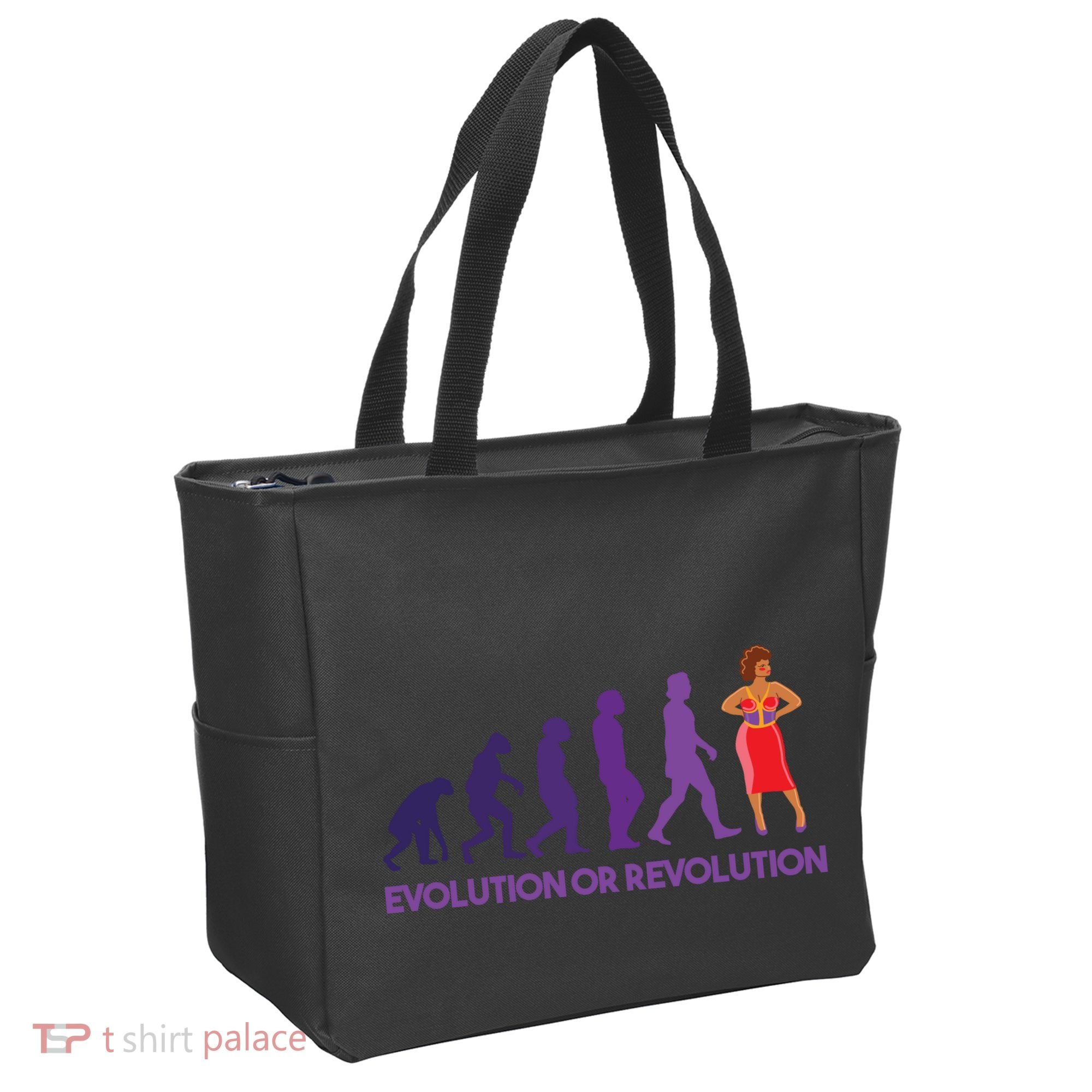 Evolution Or Revolution Tote Bag