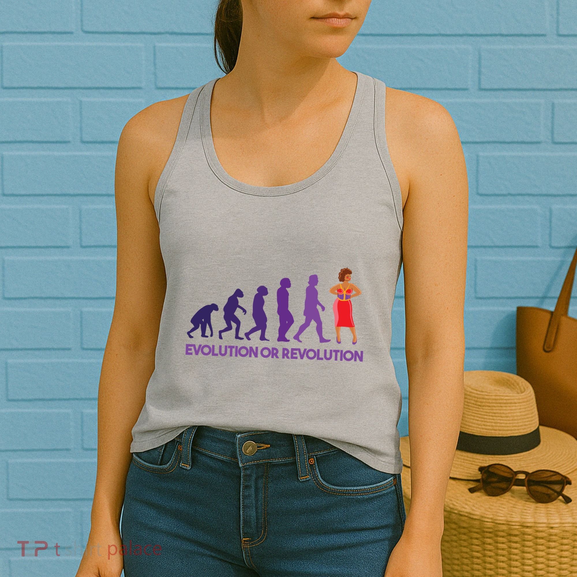 Evolution Or Revolution Women's Tank Top