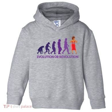 Evolution Or Revolution Toddler Hoodie