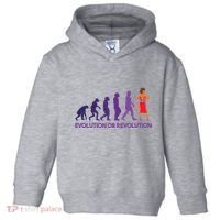 Evolution Or Revolution Toddler Hoodie thumb 0
