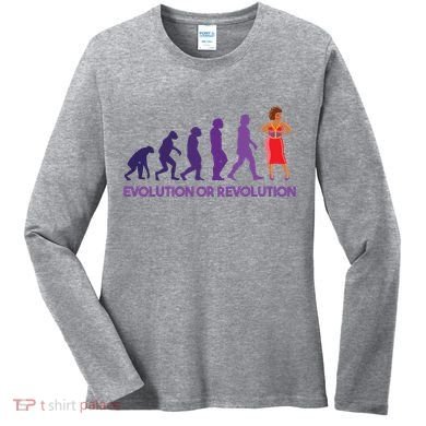 Evolution Or Revolution Women's Long Sleeve Shirt