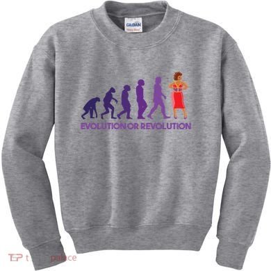 Evolution Or Revolution Kids Sweatshirt