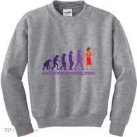Evolution Or Revolution Kids Sweatshirt thumb 0